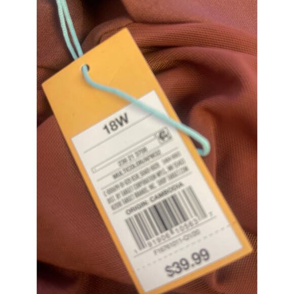 KONA SOL 18w plus brown black snake print halter one piece swimsuit NWT B133 - Picture 5 of 8